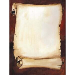 Gartner Studios Burgandy Scroll Stationery Paper 100ct Item 70463